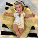 Imagem do Menino Jesus na Manjedoura 20cm