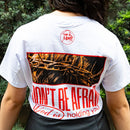 Camiseta Branca Dont Be Afraid - Coleção EUA