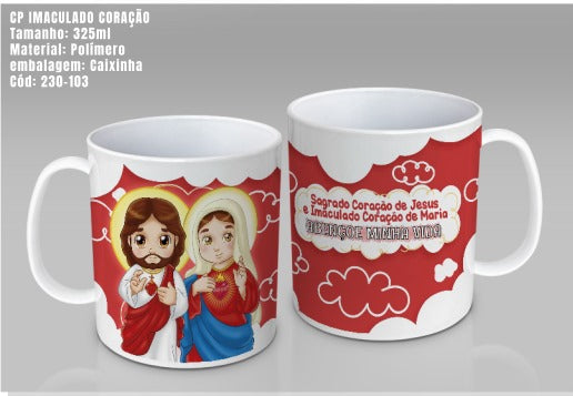 Caneca Infantil Imaculado Coração
