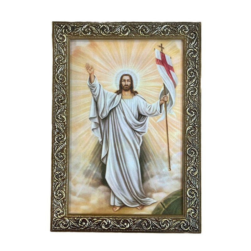 Quadro Jesus Ressuscitado 20x30cm