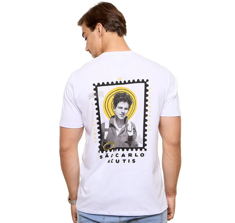 Camiseta São Carlo Acutis Destino: O Céu