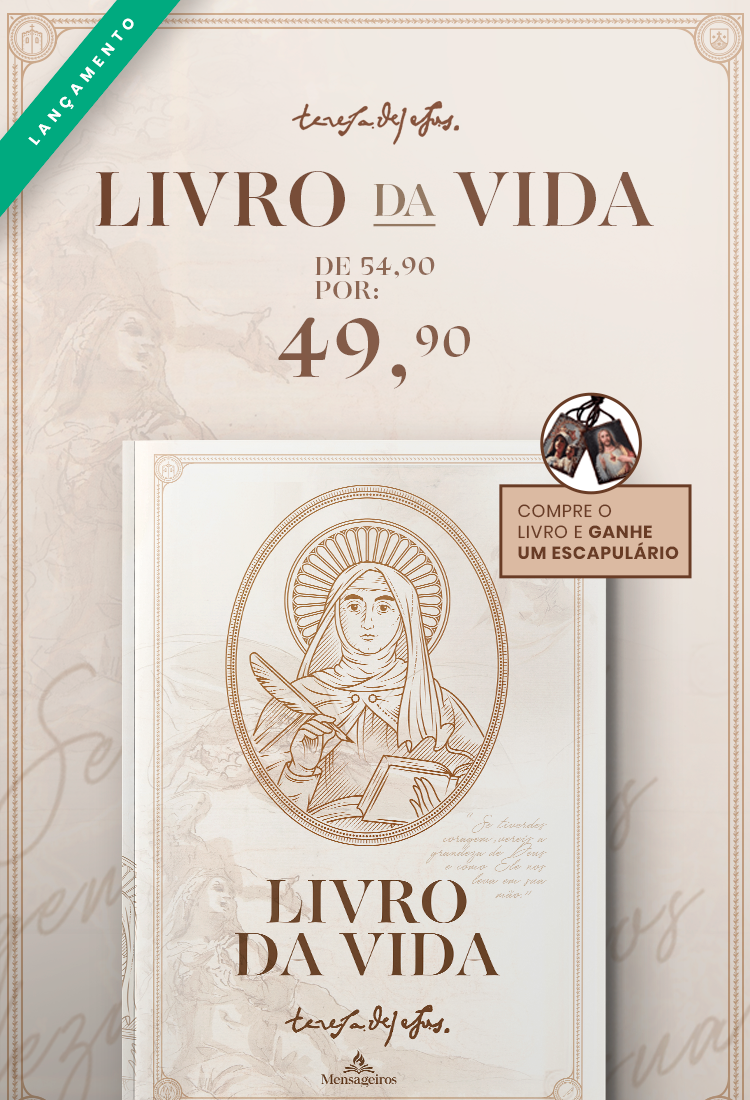 Livro da Vida de Santa Teresa de Jesus +  Escapulário