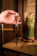 Terço Madeira São Luís e Santa Zélia