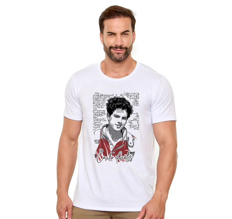 Camiseta São Carlo Acutis
