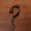 Pulseira Terço Madeira