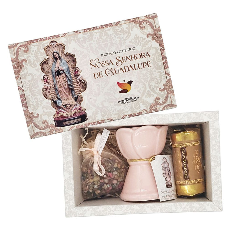 Kit Incenso Litúrgico Nossa Senhora de Guadalupe