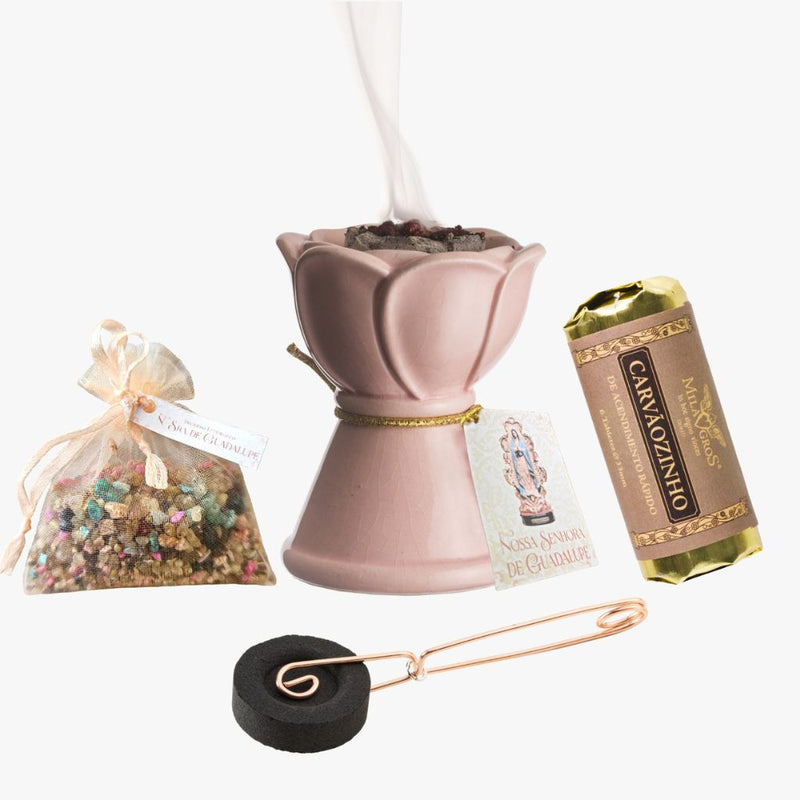 Kit Incenso Litúrgico Nossa Senhora de Guadalupe