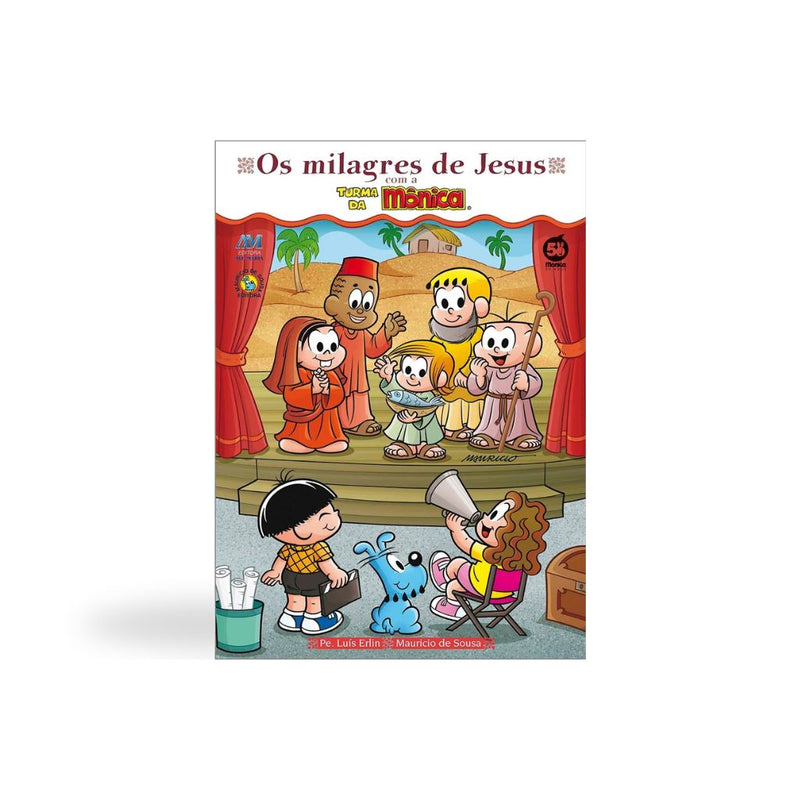 Livro os Milagres de Jesus com a Turma da Mônica