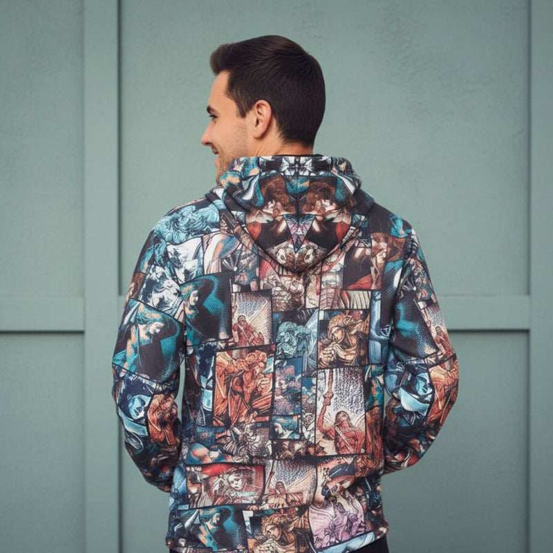 Moletom Masculino Estampado São Miguel Arcanjo | Arte em Quadrinhos