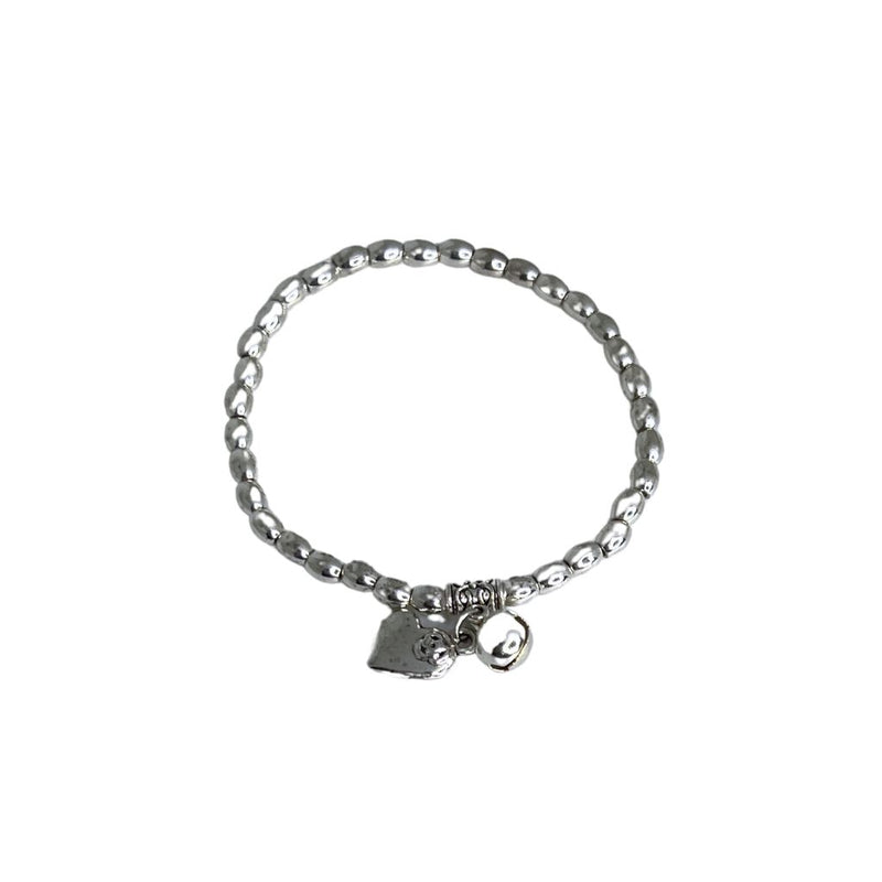 Pulseira Bolinha Coração