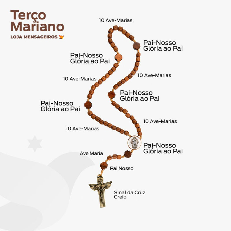 Terço de Rosa Perfumado Santa Teresinha
